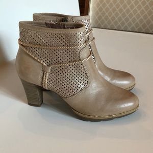 Tamaris brand women’s ankle booties.